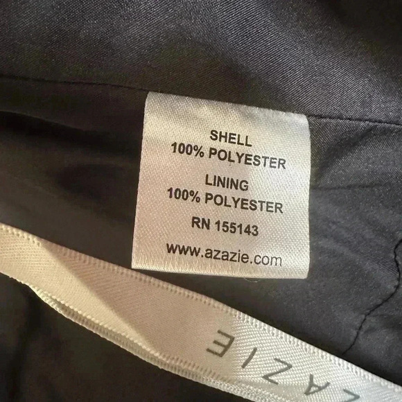 NWT Azazie Black Zuma Dress in Size 6 - Picture 14 of 16